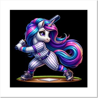 Unicorn Softball Team Player Coach Posters and Art